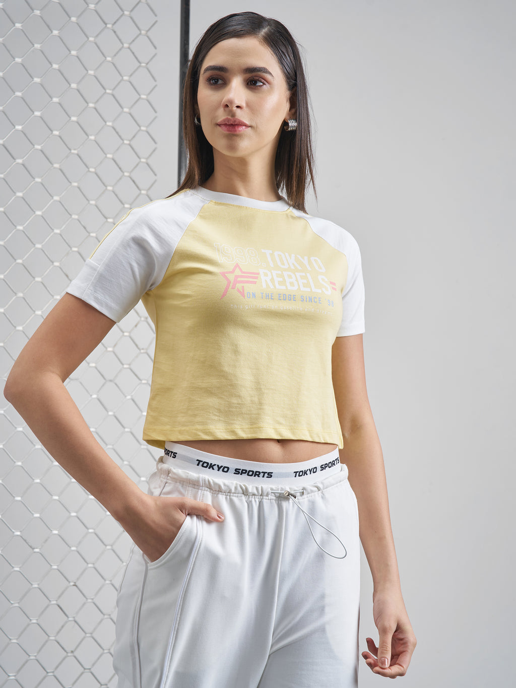 Street By Tokyo Talkies Women Yellow Printed Round Neck T-Shirt - Yellow - Image 6
