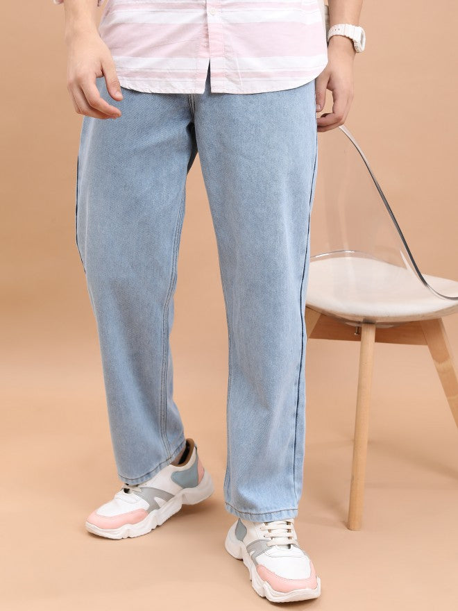 Highlander Men Blue Relaxed Fit Jeans - Blue - Image 1