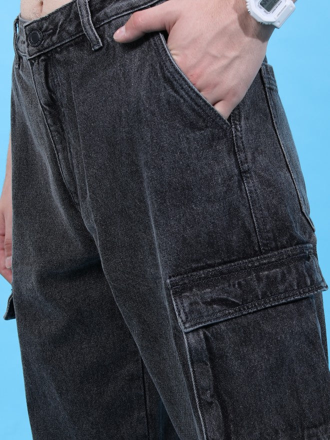 Highlander Men Grey Relaxed Fit Jeans - Grey - Image 5