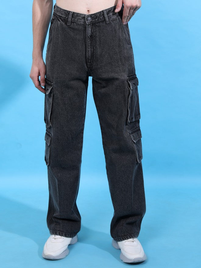 Highlander Men Grey Relaxed Fit Jeans - Grey - Image 6