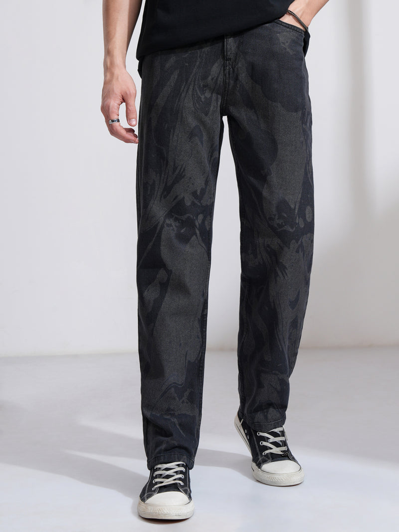 Highlander Men Grey Relaxed Fit Stretchable Jeans - Grey - Image 1