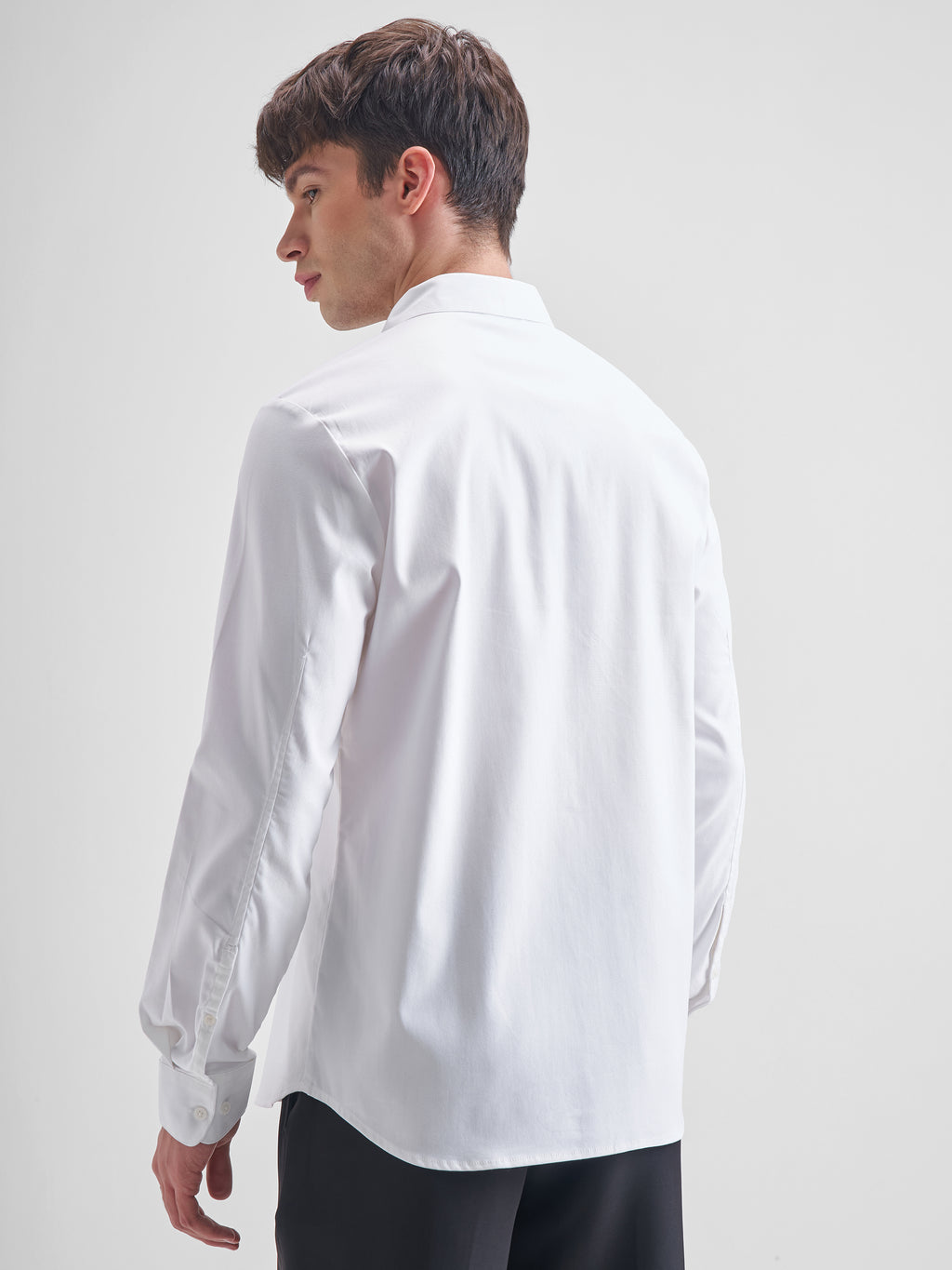 Highlander Men White Solid Relaxed Fit Casual Shirt - White - Image 3
