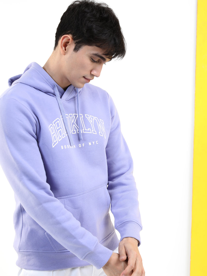 Highlander Men Lavender Hooded Pullover Sweatshirt - Lavender - Image 1