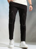 Highlander Men Black Slim Fit Solid Chinos - Black - Image 1
