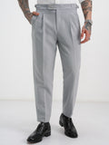 Highlander Men Grey Regular Fit Solid Chinos - Grey - Image 1