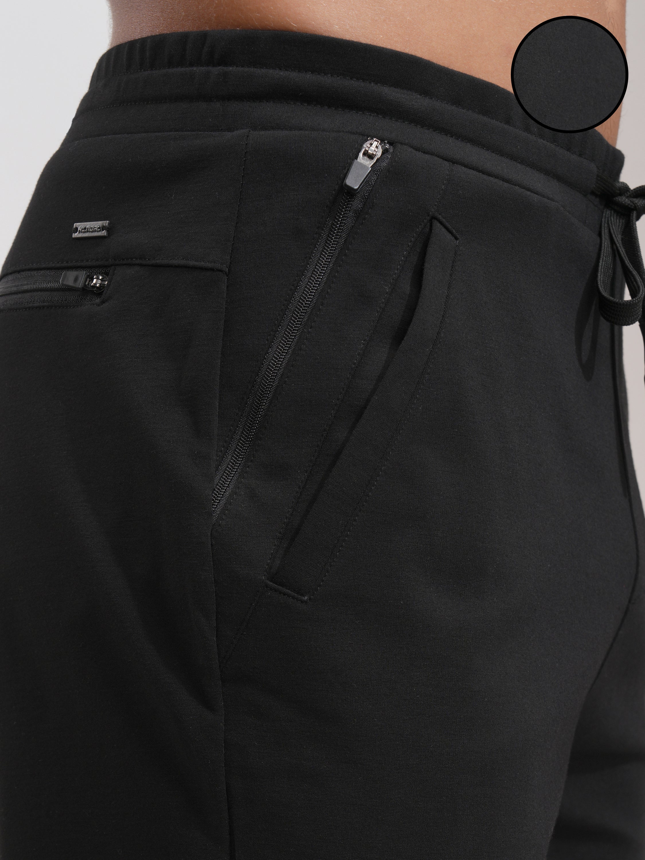 Highlander Men Black Regular Fit Shorts - Black - Image 5