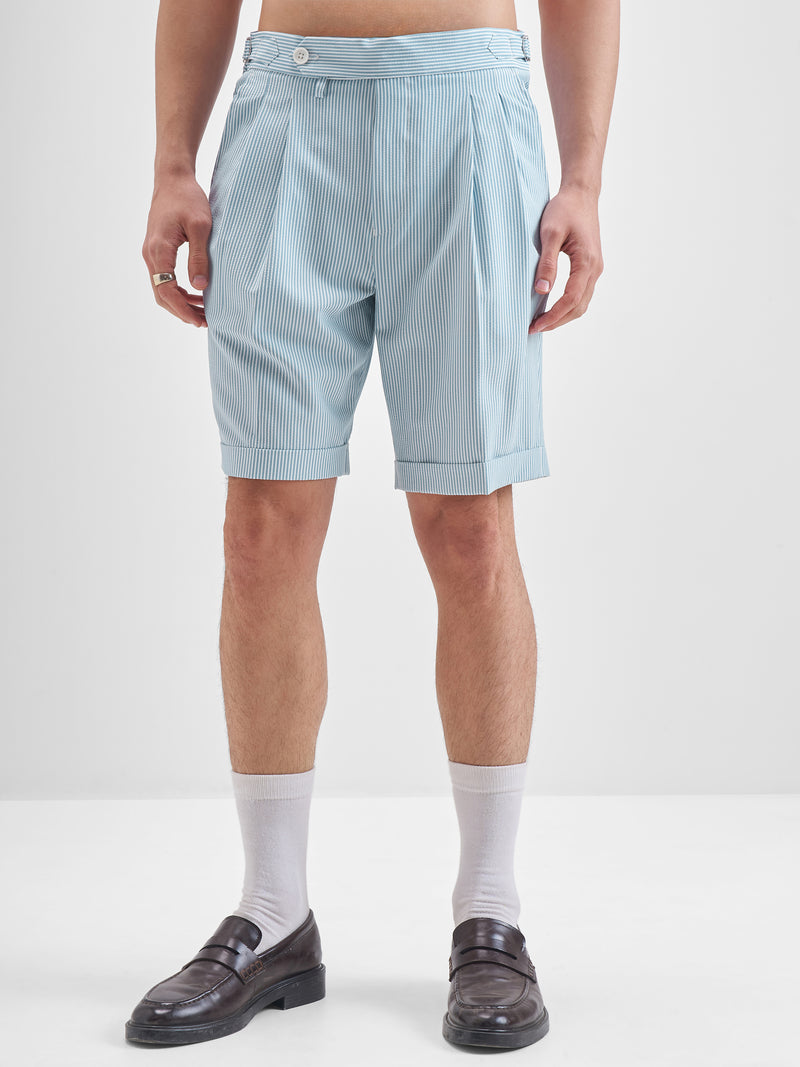 Highlander Men Blue Relaxed Fit Regular Shorts - Blue - Image 1