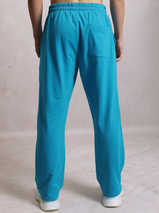 Highlander Men Blue Relaxed Fit Track Pant - Blue - Image 3