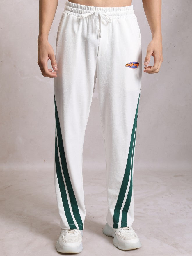 Highlander Men White Relaxed Fit Track Pant - White - Image 4