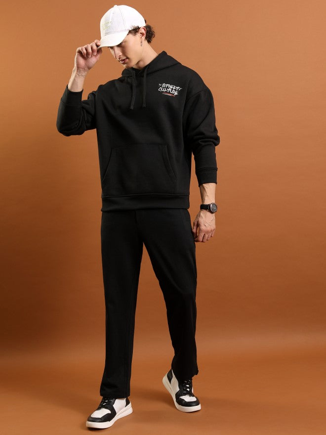 Highlander Men Black Relaxed Fit Track Pant - Black - Image 2