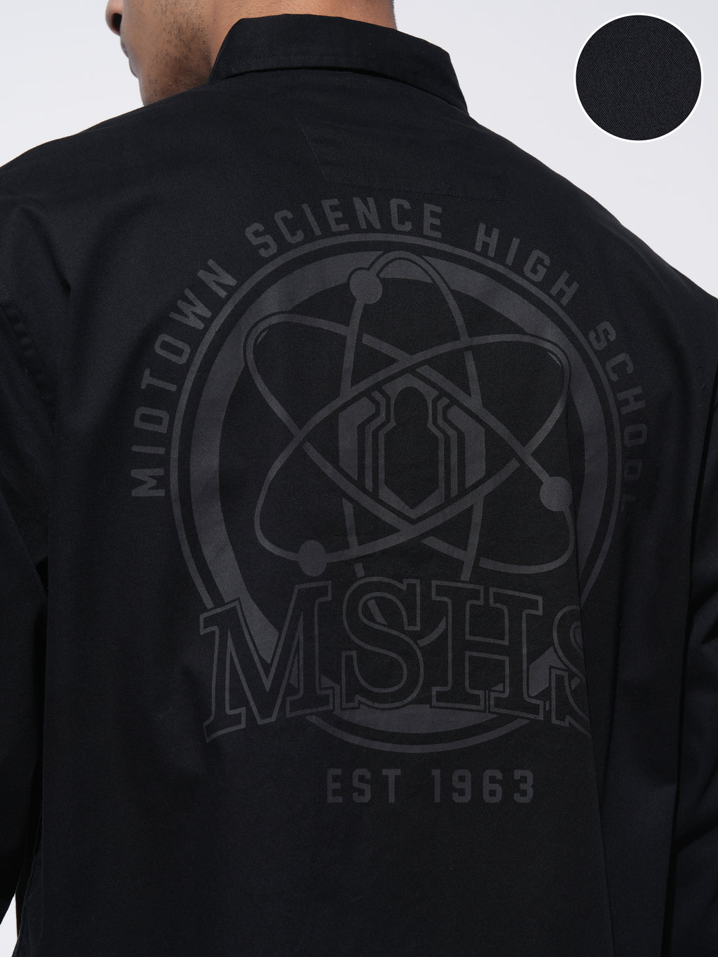 Marvel By Highlander Men Black Spider-Man Printed Oversized Fit Casual Shirt - Black - Image 5