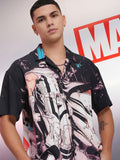 Marvel By Highlander Black X-Men Printed Relaxed Fit Casual Shirt - Black - Image 1