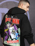 DC By Highlander Men Black Batman Hooded Pullover Sweatshirt - Black - Image 1