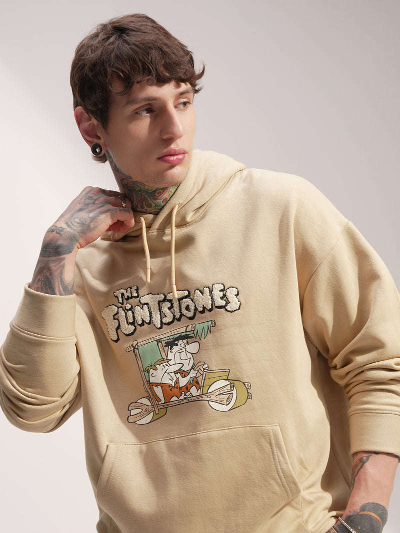 WB By Highlander Men Brown Flingstone Hooded Pullover Sweatshirt - Brown - Image 1