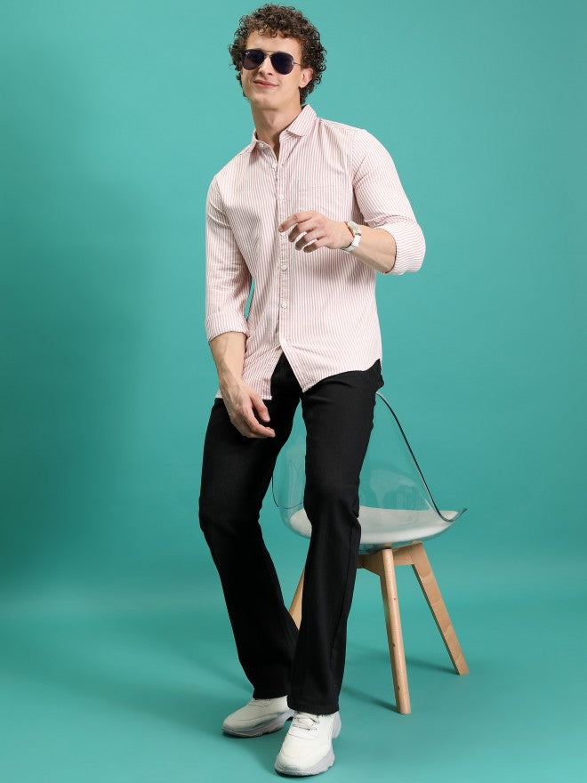 Purple By Highlander Men Black Straight Fit Jeans - Black - Image 2