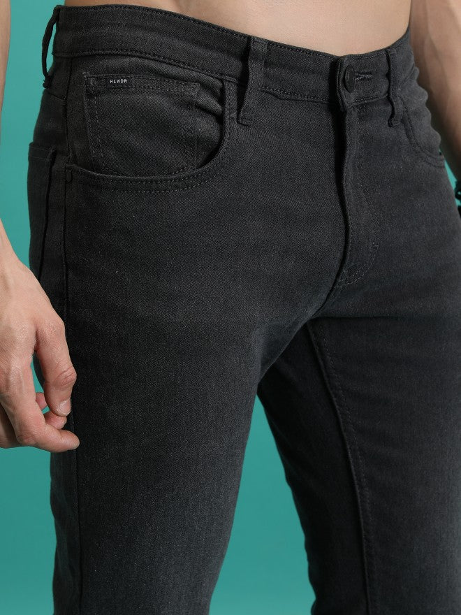 Purple By Highlander Men Grey Skinny Fit Jeans - Grey - Image 5