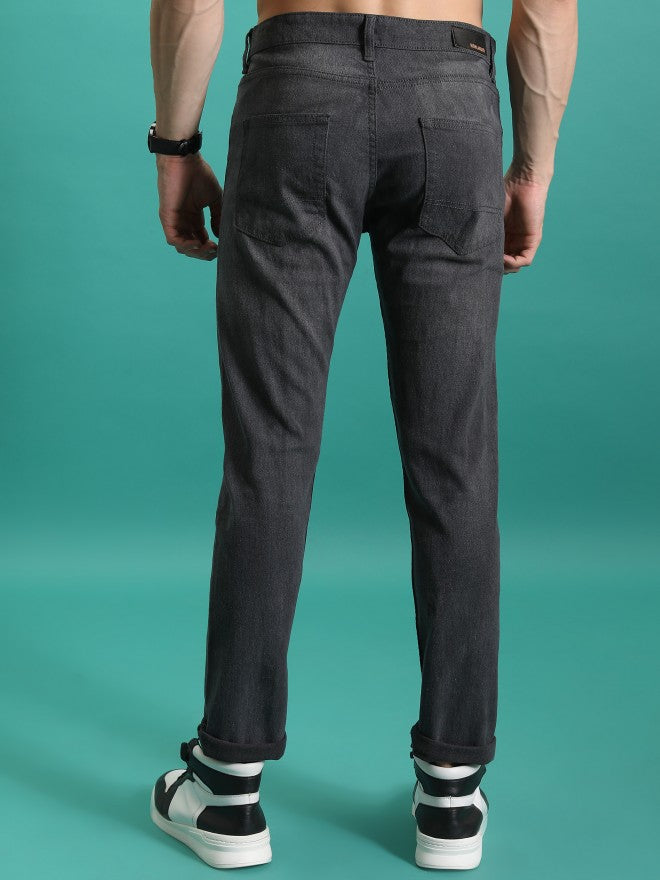 Purple By Highlander Men Grey Skinny Fit Jeans - Grey - Image 3