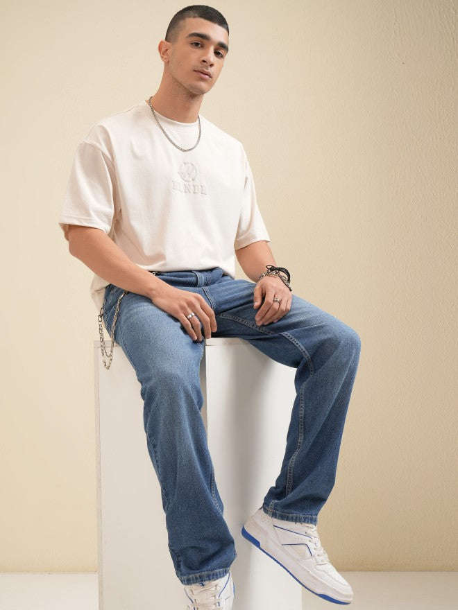 Highlander Men Blue Relaxed Fit Jeans - Blue - Image 2