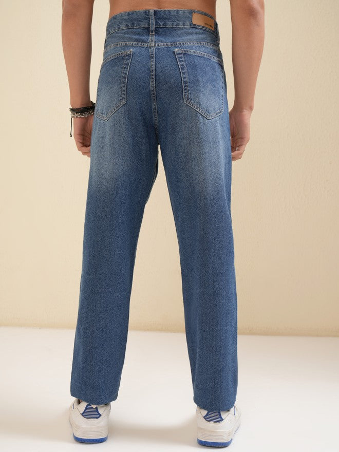 Highlander Men Blue Relaxed Fit Jeans - Blue - Image 3