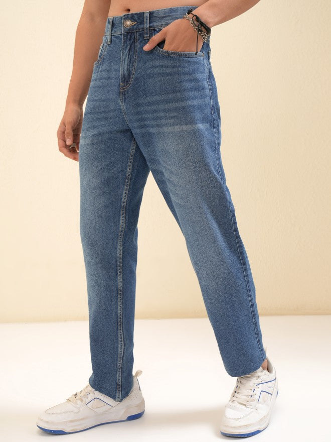 Highlander Men Blue Relaxed Fit Jeans - Blue - Image 4