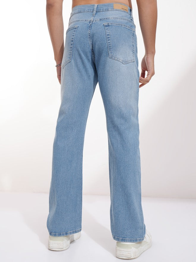 Highlander Men Blue Bootcut Stretchable Jeans - Blue - Image 3