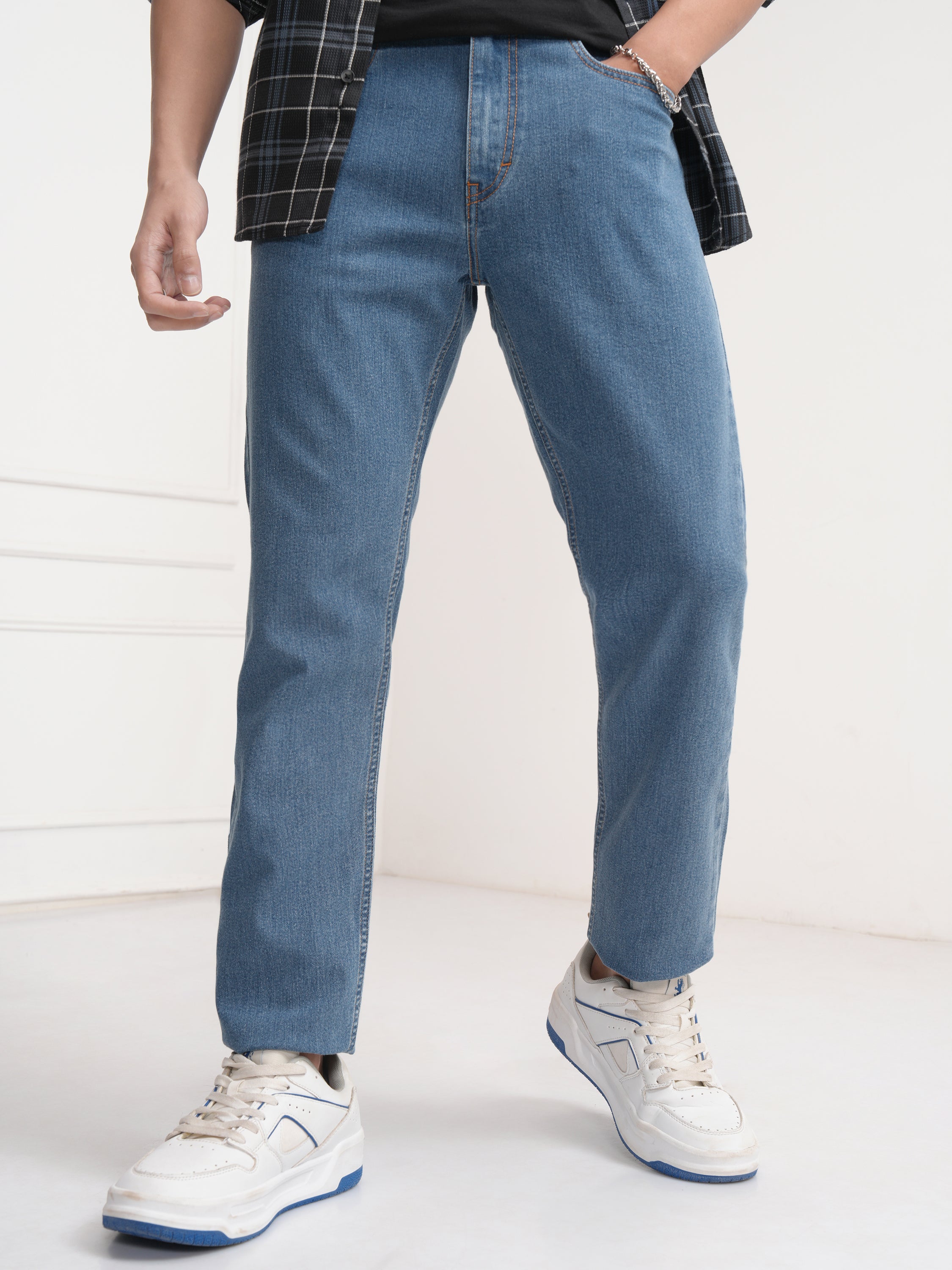 Highlander Men Blue Tapered fit Jeans - Blue - Image 1