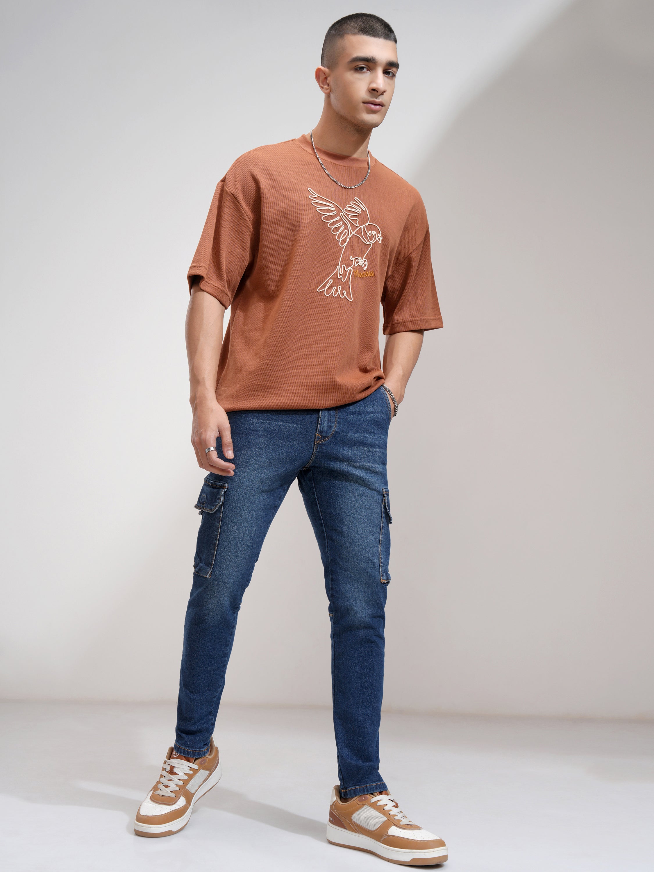 Highlander Men Blue Slim Fit Stretchable Jeans - Blue - Image 2