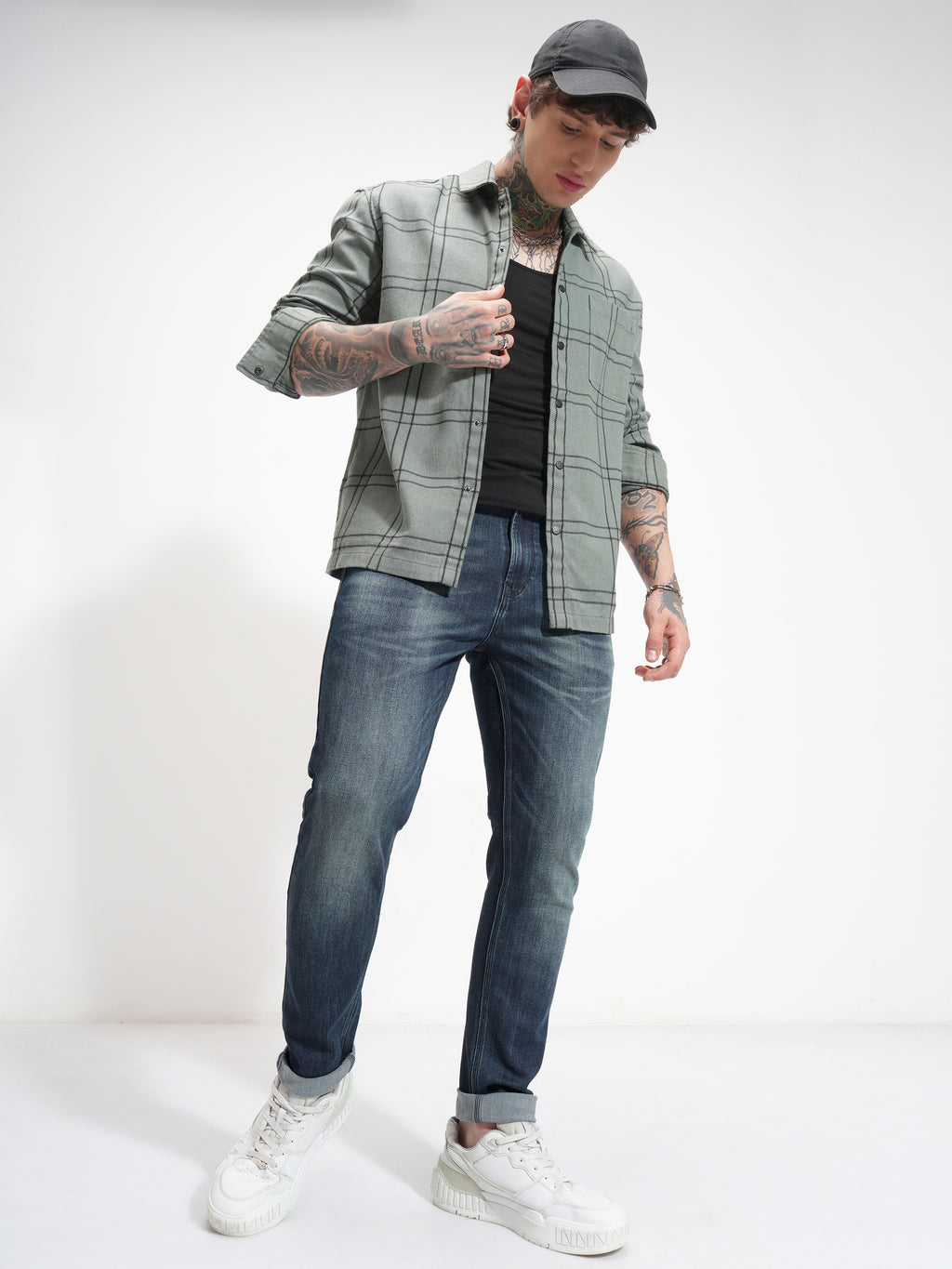 Purple By Highlander Men Blue Slim Fit Stretchable Jeans - Blue - Image 2