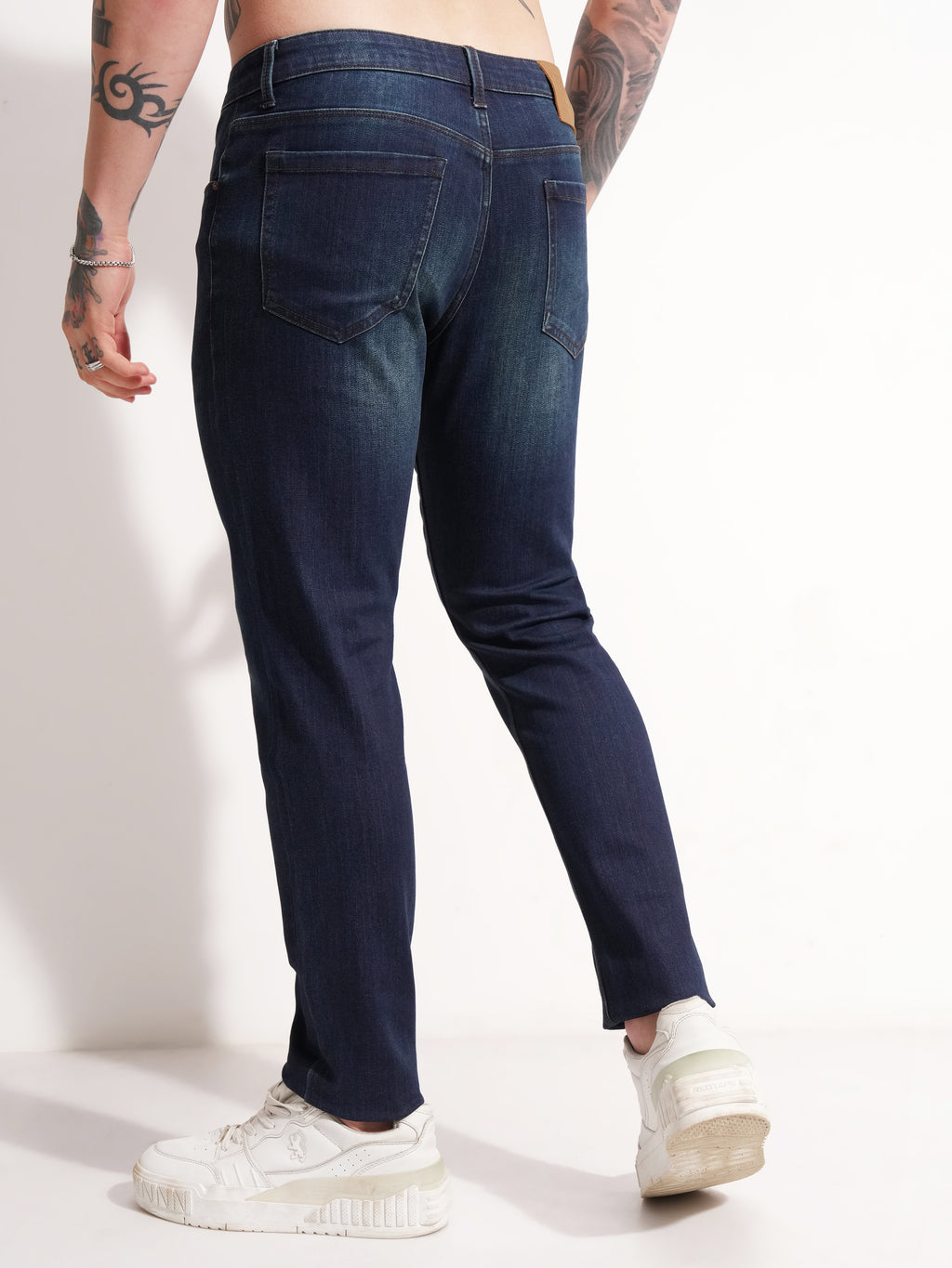 Purple By Highlander Men Blue Slim Fit Stretchable Jeans - Blue - Image 3