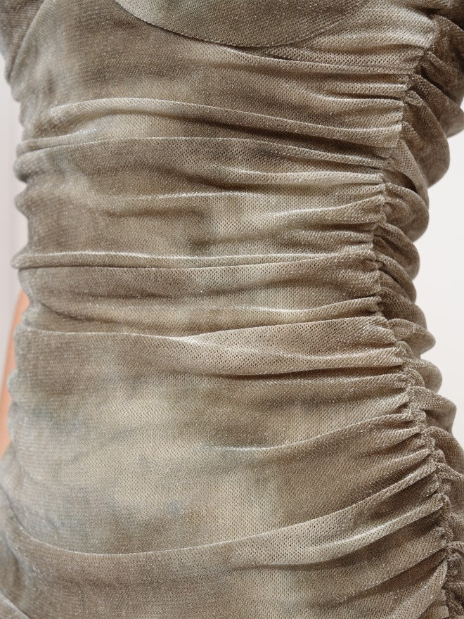 Tokyo Talkies Women Beige Printed Sheath Dress - Beige - Image 7