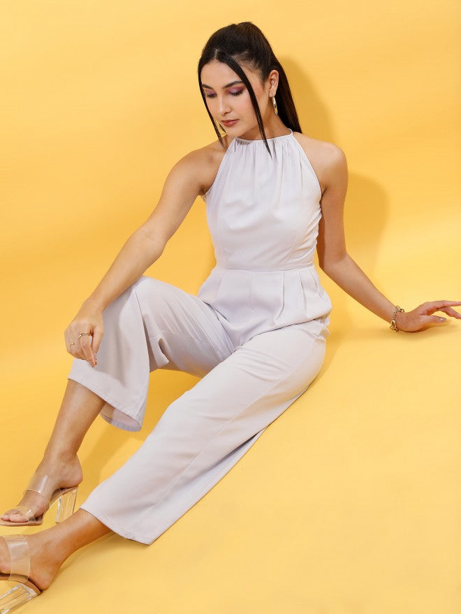 Tokyo Talkies Women Lilac Solid Jumpsuit - Lalic - Image 2