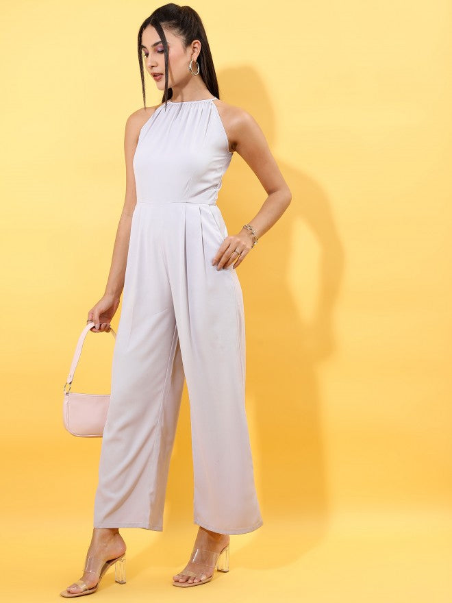 Tokyo Talkies Women Lilac Solid Jumpsuit - Lalic - Image 4