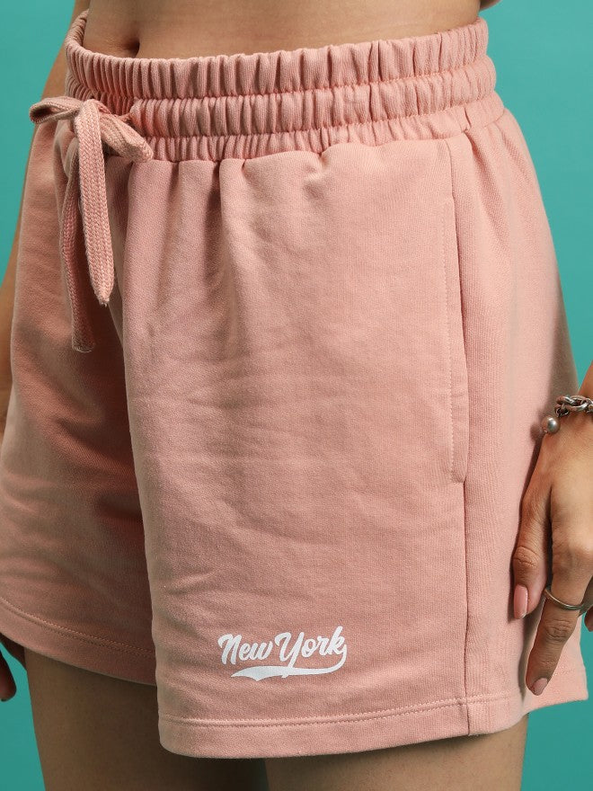 Tokyo Talkies Women Nude Regular Fit Shorts - Nude - Image 5